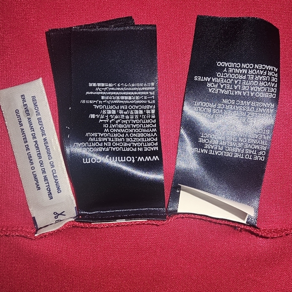 Tommy Hilfiger pink lace-trimmed sleep robe – women’s size M - Picture 7 of 7